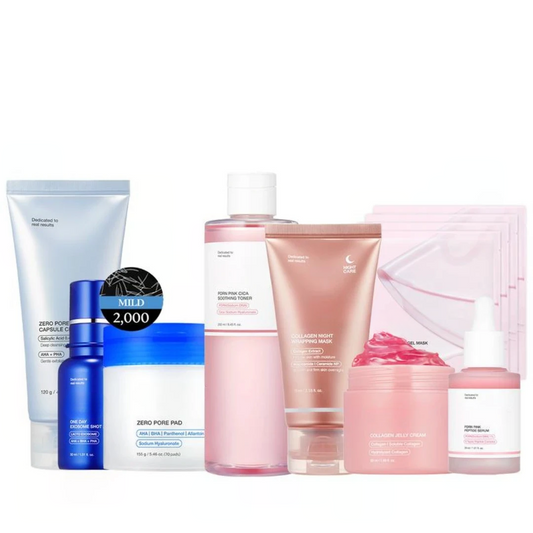 Affordable Glass Glow Skincare Set – 8-Piece Radiance & Skin Renewal Collection